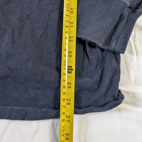 AMERICAN EAGLE SEVENTY SEVEN MEN'S LONG SLEEVE SHIRT XXL DARK NAVY BLUE - Picture 12 of 15